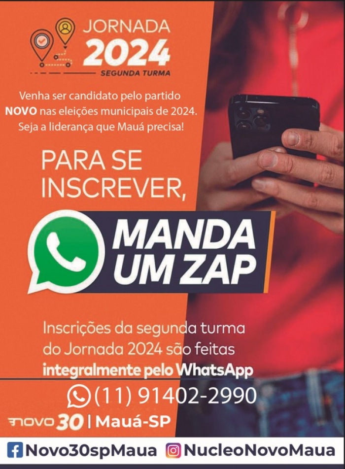 Filie-se ao Partido NOVO em Mauá