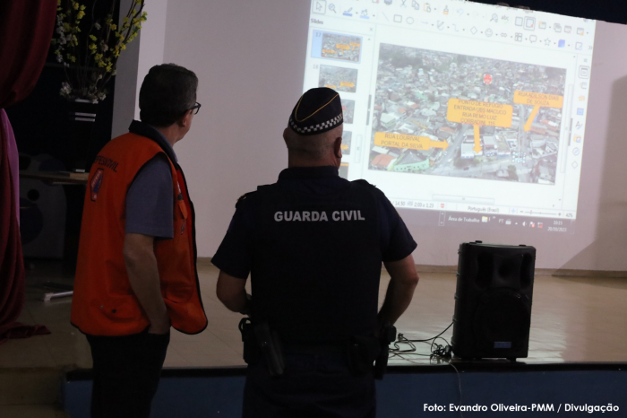 Defesa Civil de Mauá reúne profissionais que irão atuar em Simulado de Risco Geológico no Jardim Zaíra