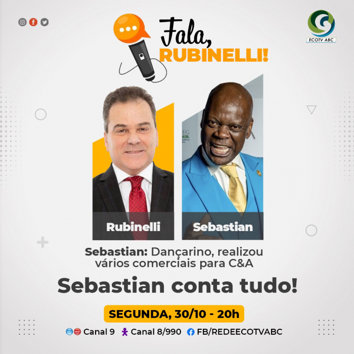 Programa “Fala Rubinelli” continua trazendo importantes figuras do meio político, artístico e das mais diversas profissões