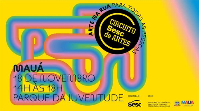Mauá recebe o “Circuito Sesc de Artes” neste sábado no Parque da Juventude 