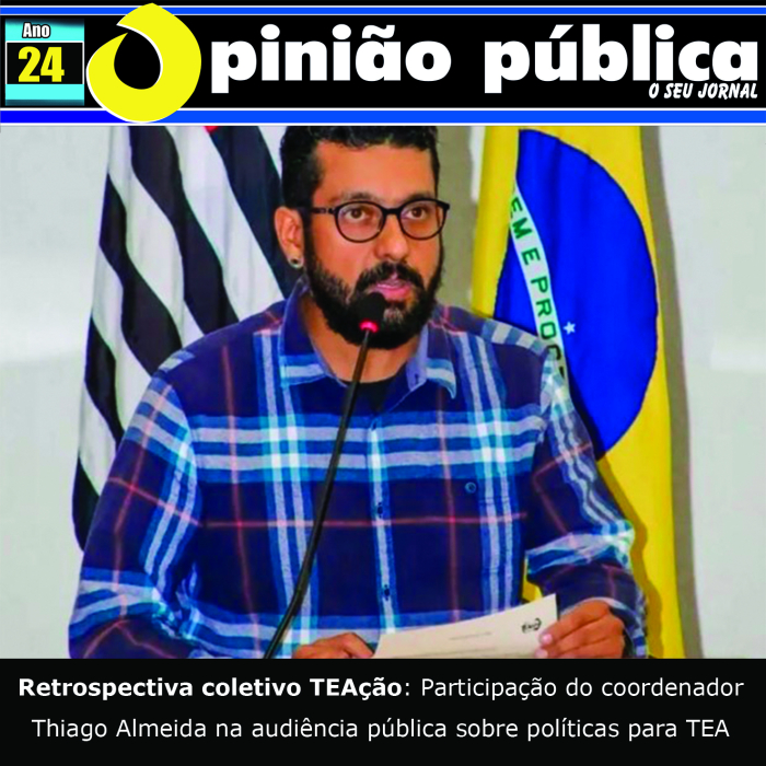 Retrospectiva coletivo TEAção: Participação do coordenador Thiago Almeida na audiência pública sobre políticas para TEA   