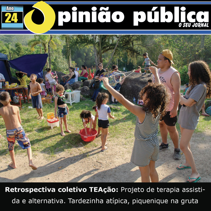 Retrospectiva coletivo TEAção: Projeto de terapia assistida e alternativa. Tardezinha atípica, piquenique na gruta