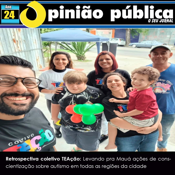 Retrospectiva coletivo TEAção: Levando pra Mauá ações de conscientização sobre autismo em todas as regiões da cidade