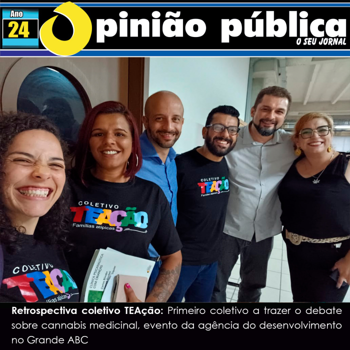 Retrospectiva coletivo TEAção: Primeiro coletivo a trazer o debate sobre cannabis medicinal, evento da agência do desenvolvimento no Grande ABC
