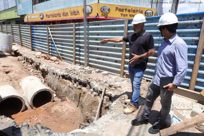 Obras de drenagem na Nova Estação aumentam capacidade de absorção da água das chuvas