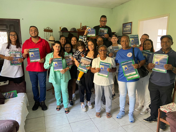 Felipe do MSTU visita bairros de Mauá para conversar com a população