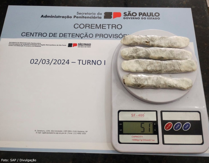Visitante é detida tentando entrar em unidade prisional com ilícitos