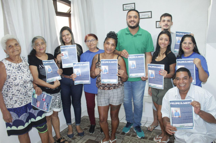 Felipe do MSTU segue rotina de visitas durante pré-campanha para vereador em Mauá