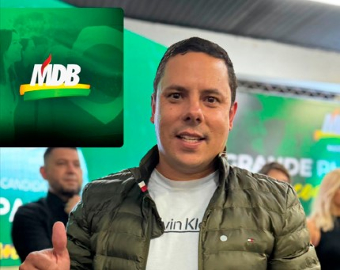 Vereador Renan Pessoa participa de plenária em seu novo partido, o MDB