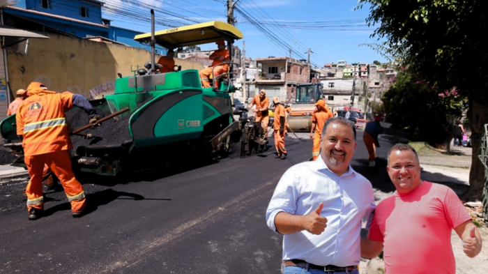 Juninho Getulio exalta realização de recapeamento em Mauá