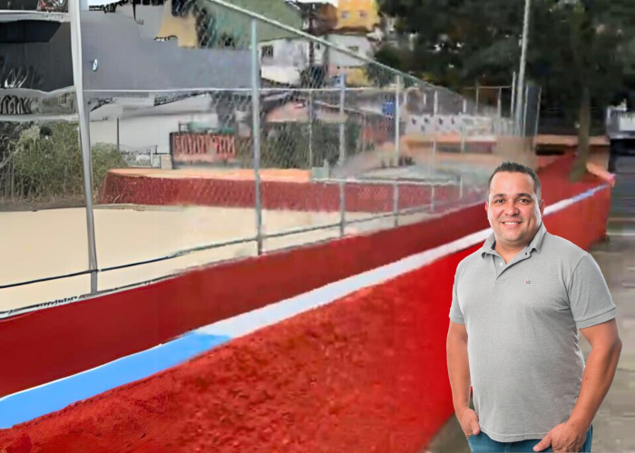 Reforma da quadra na praça do Jardim Itapeva: mais uma conquista do vereador Juninho Getulio
