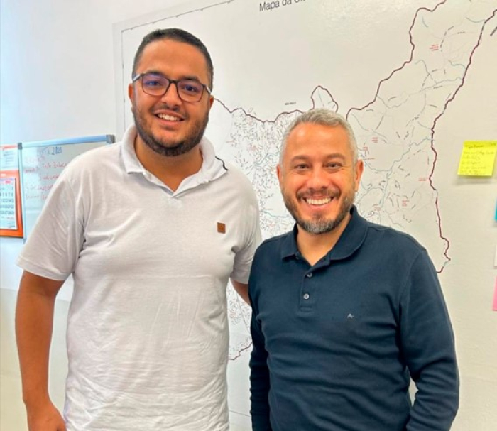 Vereador Engenheiro Felipe do MSTU participa de reunião importante com o secretário de Mobilidade Urbana, Caio Carvalho