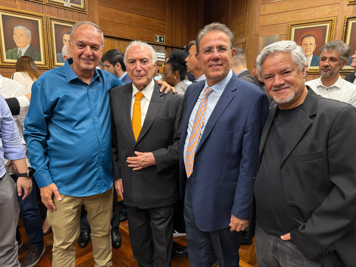 Chiquinho do Zaíra participa de evento com a presença do ex-presidente Michel Temer