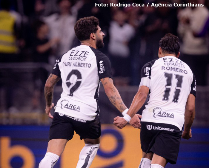 Com três gols de Yuri Alberto, Corinthians derrota o Internacional pelo Campeonato Brasileiro