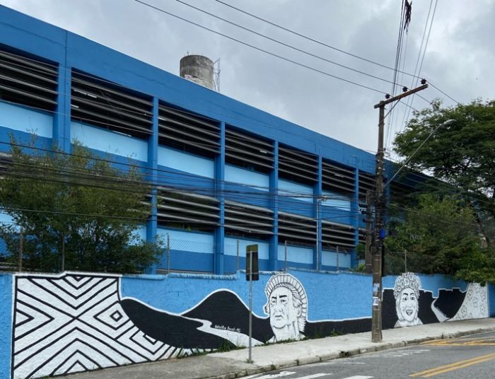 Artista mauaense retrata líderes indígenas e escritoras negras em mural no Jardim Cruzeiro