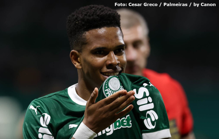 Com boa atuação de Estêvão, Palmeiras vence o Ceará e garante vaga às oitavas da Copa do Brasil