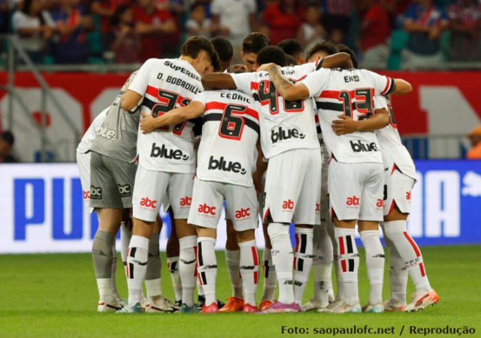 São Paulo perde para o Bahia fora de casa pelo Campeonato Brasileiro