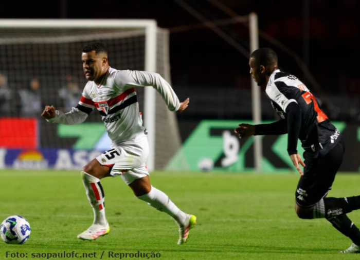 São Paulo perde para o Vasco pelo Campeonato Brasileiro
