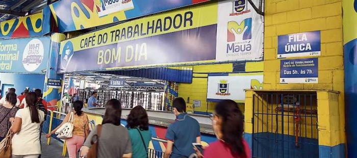 Café do Trabalhador é interrompido em Mauá