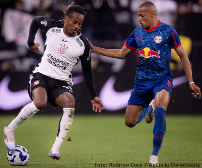Corinthians perde para o Red Bull Bragantino em casa pelo Campeonato Brasileiro