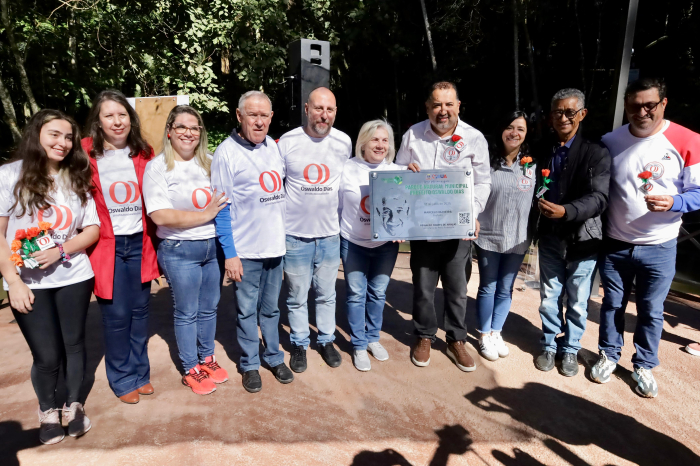 Evento oficializa nomeação de parque mauaense com nome do ex-prefeito Oswaldo Dias 