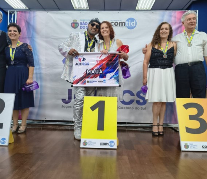 Mauá termina na 6ª colocação geral nos Jogos da Terceira Idade de São Caetano do Sul