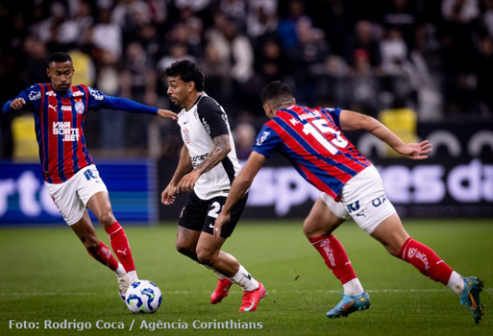 Corinthians perde para o Bahia em casa pelo Campeonato Brasileiro