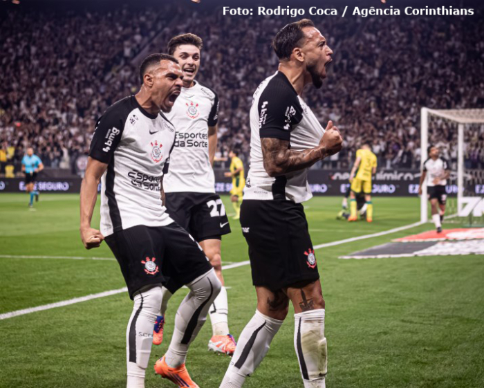 Corinthians vence o Mirassol na Neo Química Arena pelo Campeonato Brasileiro