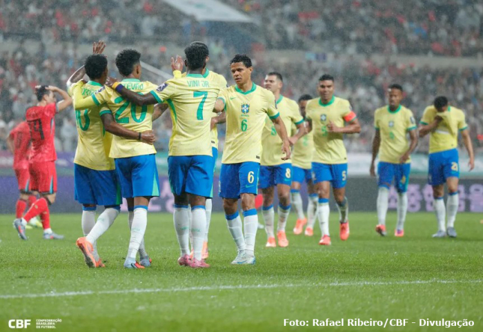 Seleção Brasileira goleia a Coreia do Sul em amistoso