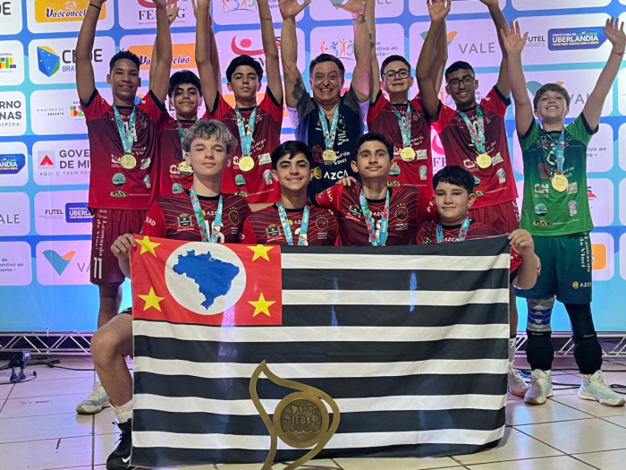 Vôlei Mauá Sub-15 é campeão brasileiro escolar
