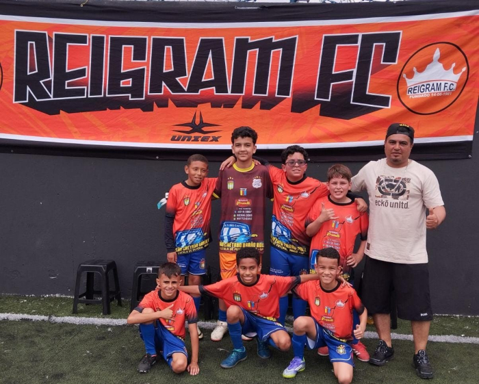 Reigram é homenageado em torneio de escola de futebol infantil de Mauá