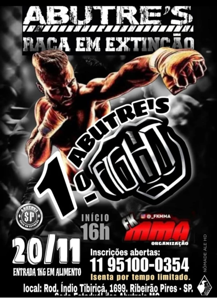 Chiquinho do Zaíra apoia evento de MMA promovido pelo moto clube Abutre’s