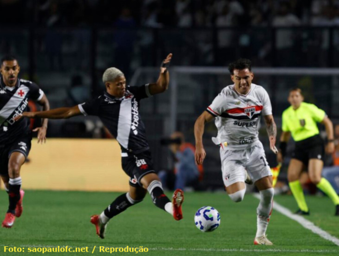 São Paulo vence o Vasco fora de casa pelo Campeonato Brasileiro