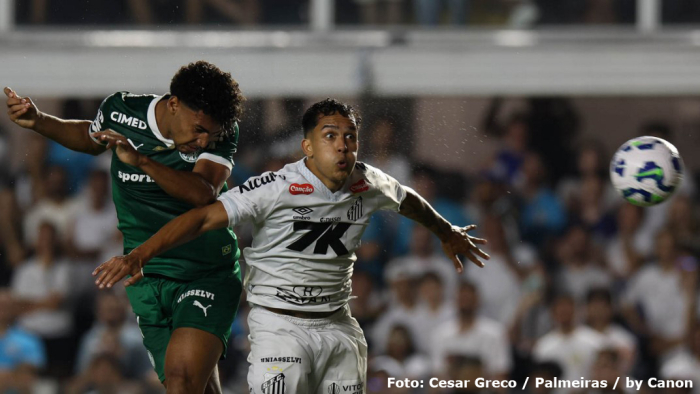 Palmeiras é derrotado pelo Santos na Vila Belmiro e perde a liderança para o Flamengo no Campeonato Brasileiro