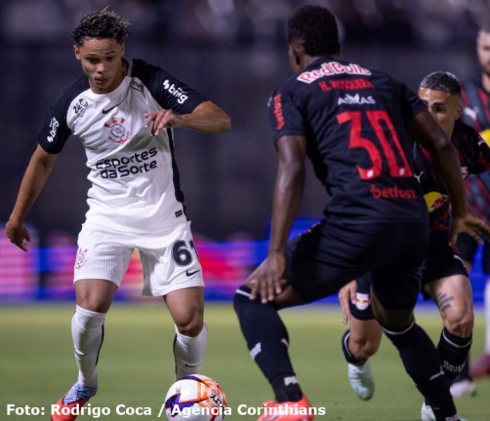 Corinthians joga mal e perde para o Red Bull Bragantino pelo Campeonato Paulista