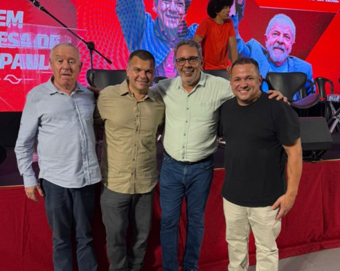 Zé Luiz Cassimiro prestigia evento de pré-candidatura de Fernando Haddad ao Governo de São Paulo