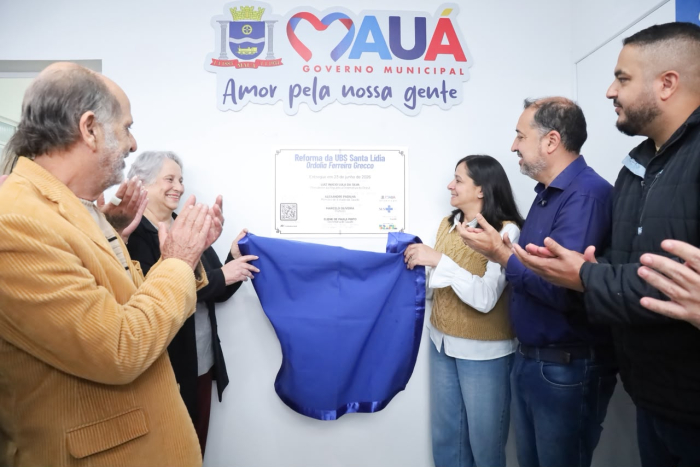 Prefeitura de Mauá entrega revitalização da UBS Santa Lídia