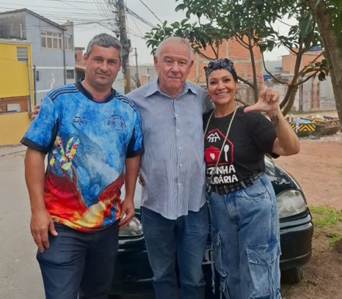 Zé Luiz Cassimiro prestigia aniversário de um ano da Cozinha Solidária Pepe Mujica no Jardim Oratório
