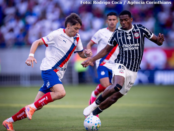 Corinthians empata com o Bahia em Salvador pelo Campeonato Brasileiro