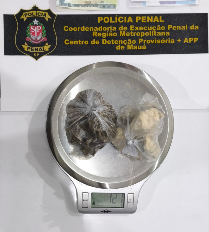 Apreensão de ilícito em estabelecimento penal de Mauá