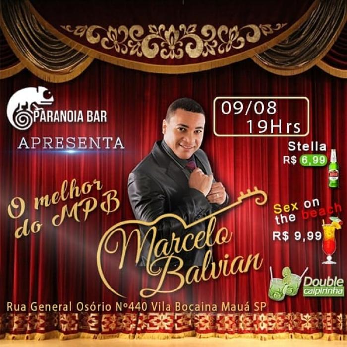 O melhor da MPB com Marcelo Balvian no Paranoia Bar