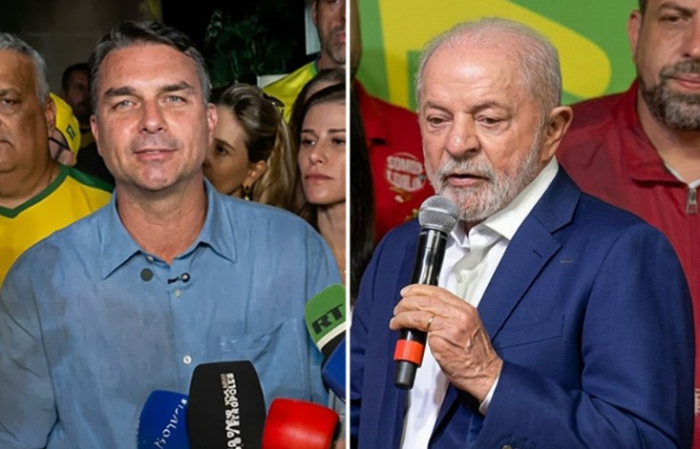 Flávio Bolsonaro (PL) e Lula (PT) vão disputar o segundo turno da eleição presidencial