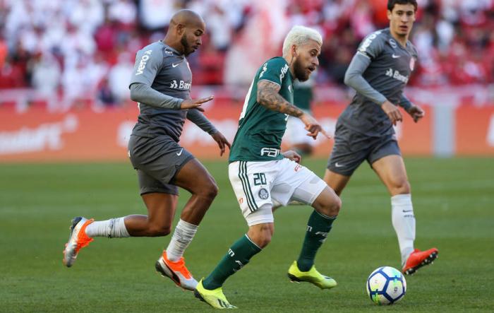 Internacional e Palmeiras empatam por 0 a 0 em jogo movimentado