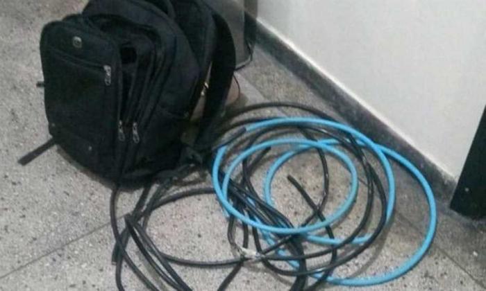 Casal é preso por furtar cabos de energia em Secretaria de Mauá