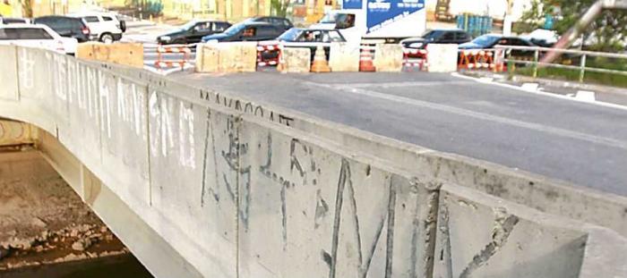 Mais uma ponte na Avenida dos Estados é interditada em Santo André