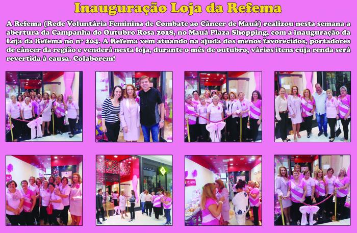 Refema inaugura loja no Mauá Plaza Shopping