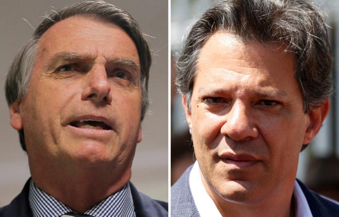 Datafolha para presidente: Bolsonaro, 59%; Haddad, 41%