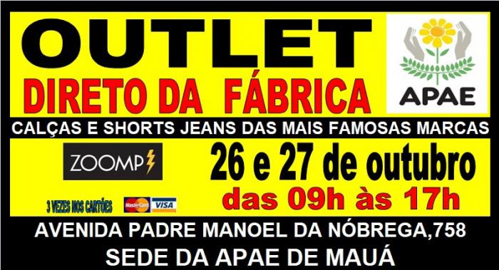 Apae de Mauá realiza Outlet de Jeans 