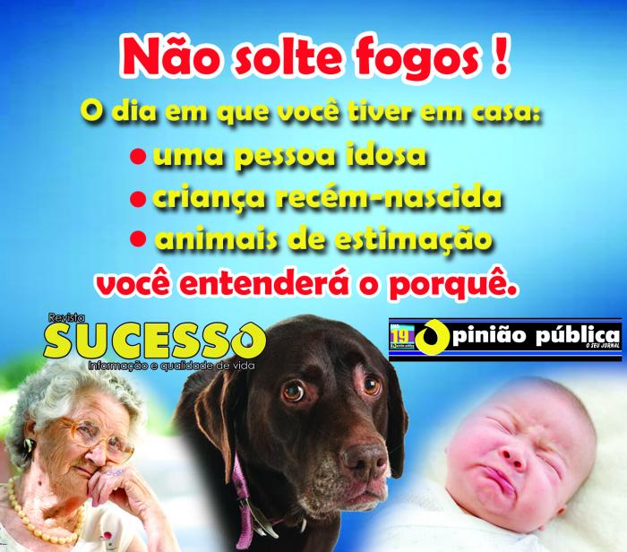 Não solte fogos!