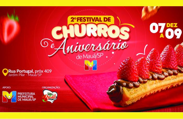Segundo Festival de Churros de Mauá acontece neste fim de semana